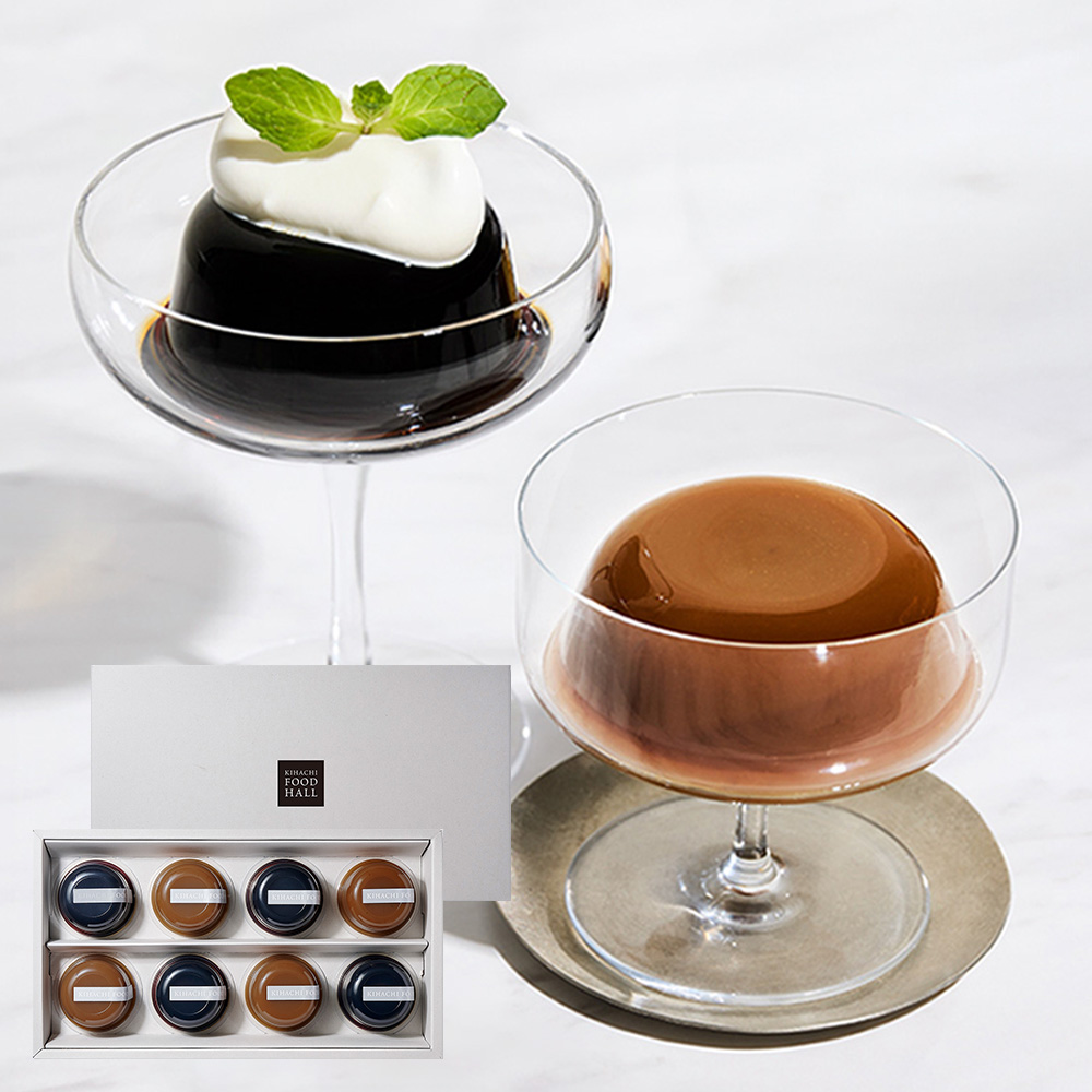 コーヒーゼリー&カフェオレプリン 2種8個入