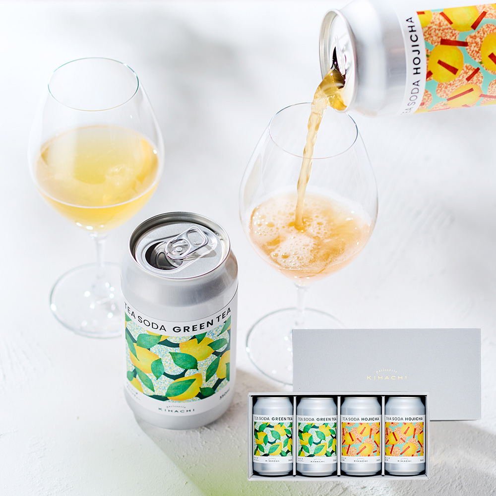 ティーソーダ グリーンティー＆ほうじ茶